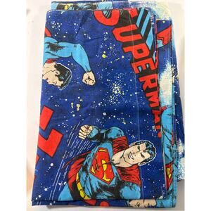 vintage Superman twin sized bed sheet set DC 1978 top sheet only Man of Steel